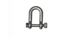 000376-90-00 - 12mm Shackle with Machined Pin & Locknut